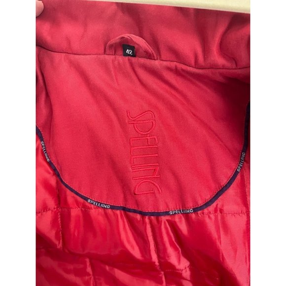 Rare Vintage Red Spelling Full Zip Winter Jacket Men's Size 42 - Picture 11 of 11